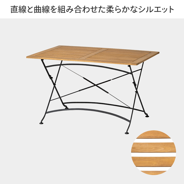 テーブル 机 屋外 家具 天然 木 アカシア タカショー アシュリー フォールドウッド ダイニングテーブル C Pressclubvartha Com