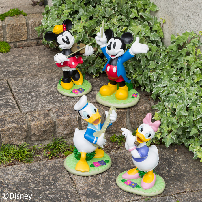 Aoyama Disneyzone Takasho Disney Garden Statue Four Points Set
