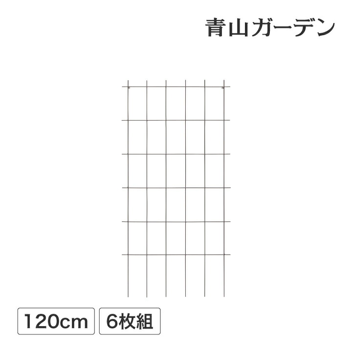 トレリス フェンス バラ クレマチス 誘引 つる性 つる性 目隠し フェンス 目かくし タカショー タカショー クライミングスクエアトレリス 10 6枚組 B 青山ガーデン 6枚セット 薔薇やグリーンを綺麗に誘引するトレリス