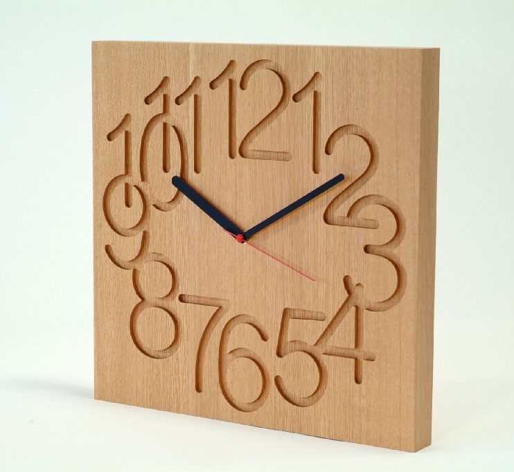 Aoyama Trading Asahikawa Craft Work Cosine Muku Clock Asahikawa Craft Work Cosine Muku Clock Large Oak Wood Cw 09cn Wall Clocks