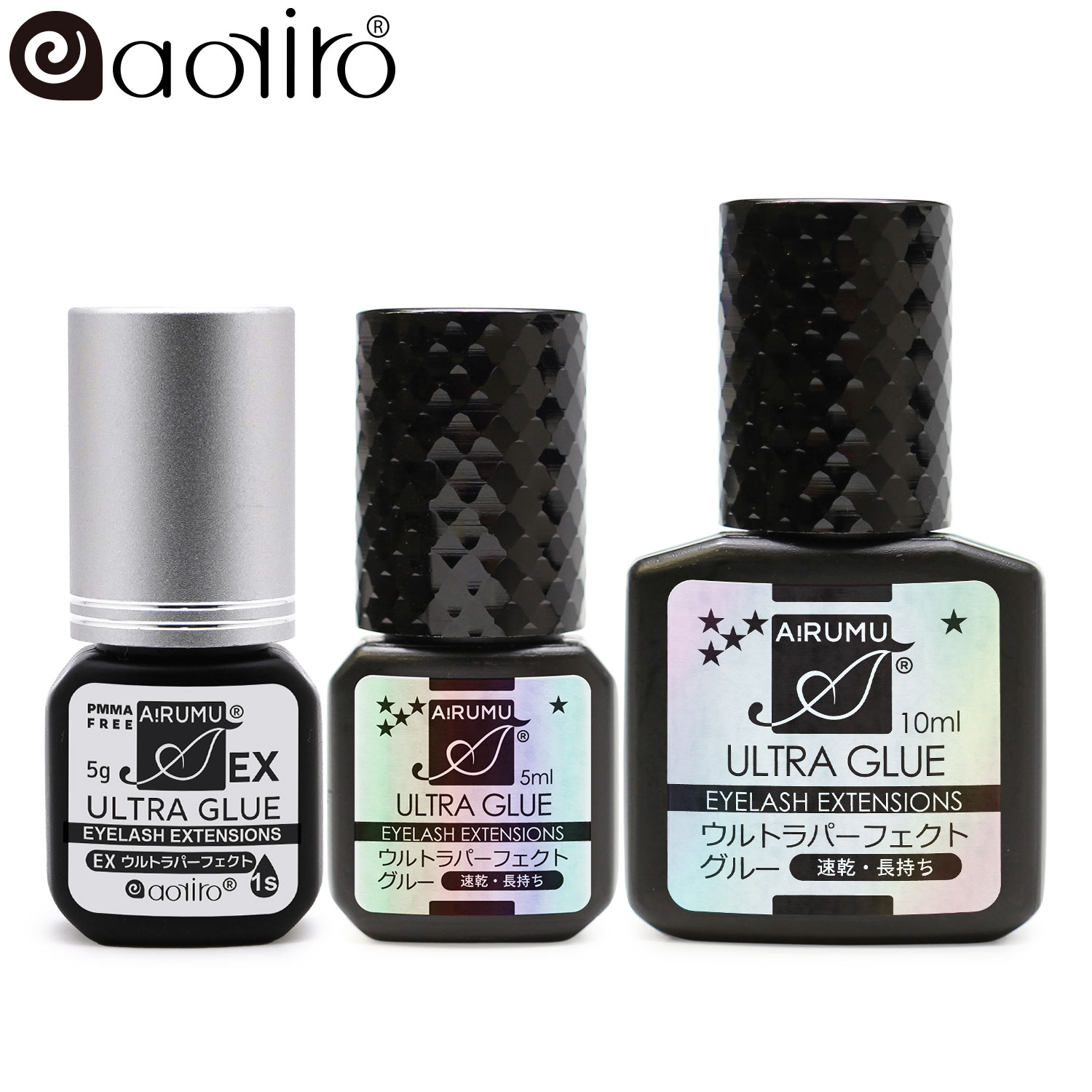 まつげエクステ A!RUMU アルム ウルトラ パーフェクト グルー まつげエクステ専用 マツエクグルー 5ml 10ml まつ毛エクステ商材 まとめ買い 卸 サロン専用 卸し セット アイリスト まつげ サロン 専用 保存専用袋付き 熟練上級者プロ用 ARUMU アルム アオイロ まつエク|アオイロ