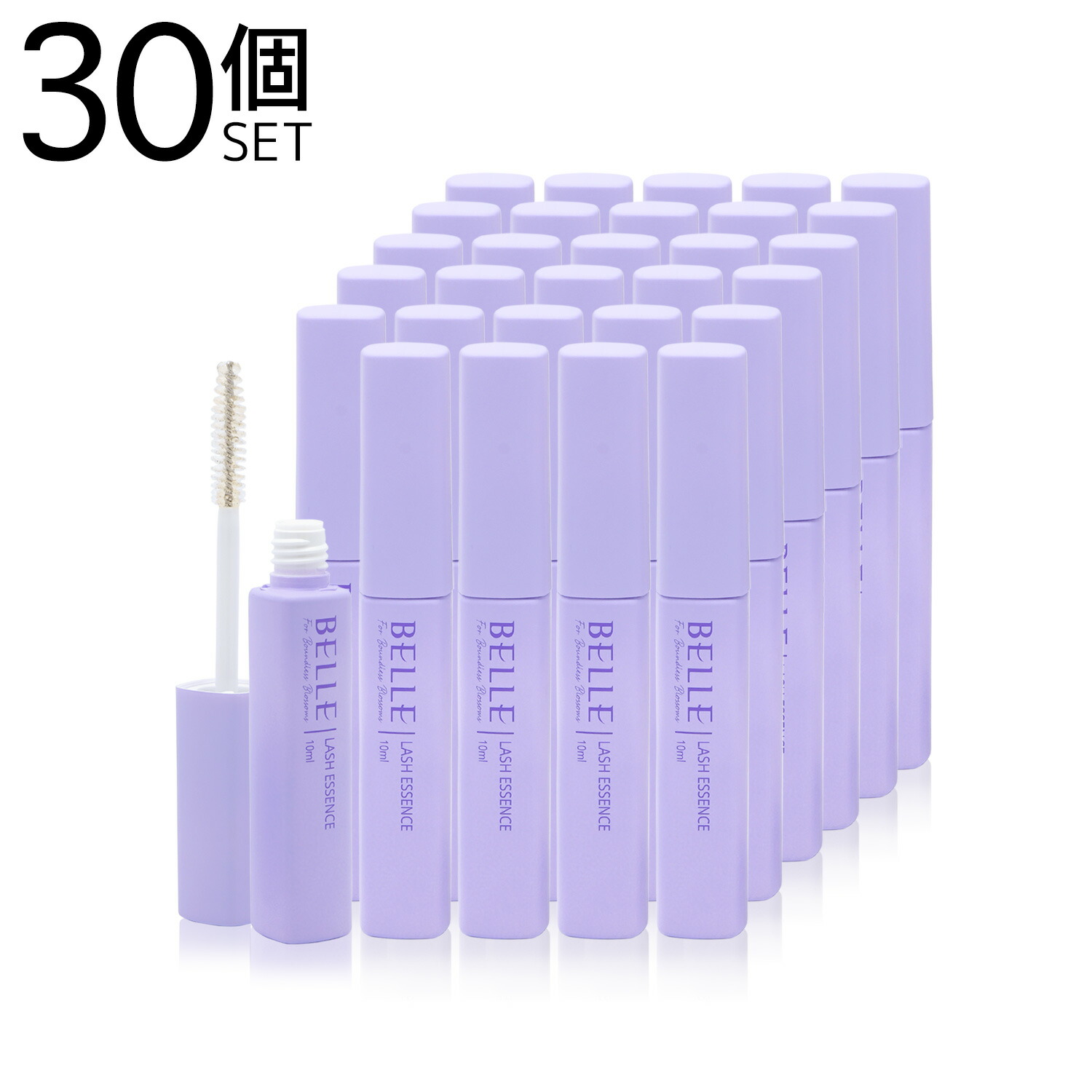 大特価放出！ 30本セット ベル エッセンス ラッシュ 美容液 ベタリン配合 10ml マスカラ ブラシタイプ リニュアル まつげエクステ まつエク  まつげパーマ ARUMU A RUMU ビューティー ルアー BELLE グリーン級 コーティング セラム オールインワン ヒアルロン酸 BEAUTE  ...