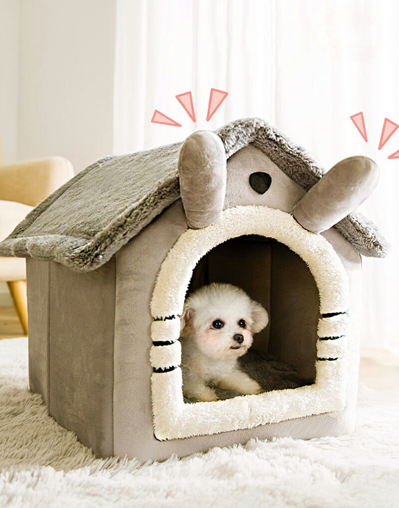 楽天市場 送料無料 犬 猫 Pet House ペットハウス 猫用 ペットベッド 犬用 ハウス ペットハウス 春 秋 冬 分解して洗えます 小型犬 犬小屋 室内用 おしゃれ L Streetfashion