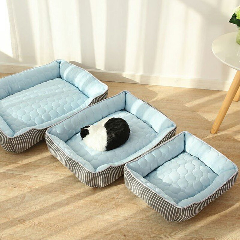 宅送] ペット ひんやり マット 犬 猫 ペット用品 夏用 冷感マット 寝具 暑さ対策グッズ 洗える 送料無料