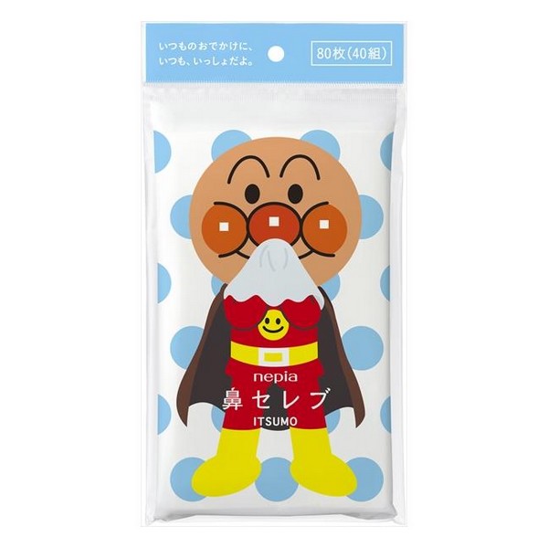 楽天市場】アンパンマン 鼻セレブ ティッシュ 180組 × 20箱 【王子
