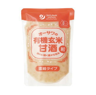 オーサワの有機玄米甘酒 粒 200g 30袋入 1箱 有機玄米甘酒 玄米甘酒 オーサワあま酒 【T8】【SQ】【北沖】|青空そら豆
