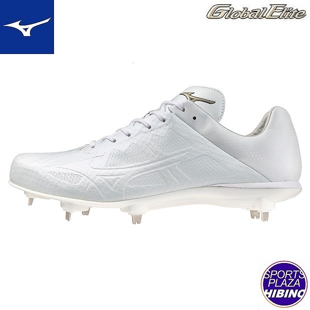 ミズノ(mizuno) 野球 グローバルエリート LIGHTREVO ELITE 2 ライトレボエリート 金具スパイク (24ss) シューズ 2E相当 ホワイト×ホワイト 11GM241001【白スパイク】【P革可】【SS2606】|スポーツプラザヒビノ 店