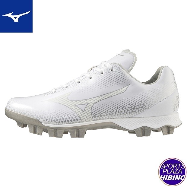 ミズノ(mizuno) ベイスボール WAVE LIGHTREVO ウエーブライトレボ 尖んがりスパイク (24aw) シューズ 3E好いかげんに 白いこと×白いこと 11GP222101【SS2606】