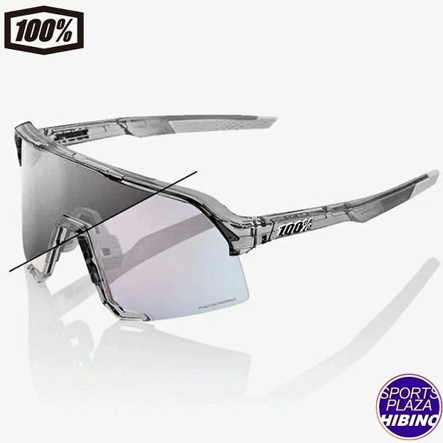 100％(ワンハンドレッド) 野球 S3 スポーツサングラス UV 紫外線対策 Polished Translucent Grey-Rose Gold Mirror Photochromic Lens 6000500037｜スポーツプラザヒビノ 店