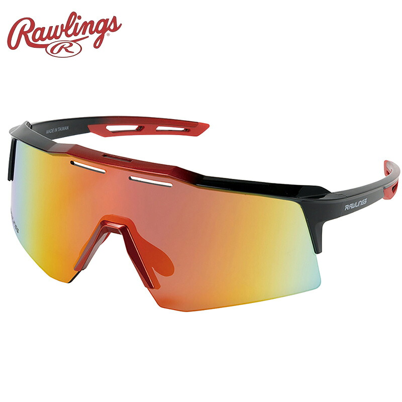 Rawlings ローリングス サングラス 偏光一眼 サングラス 専用ケース付き スポーツサングラス REW25-01SM-SBRG ブラック 野球