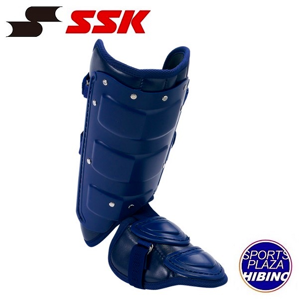 【人気モデル】エスエスケイ(ssk) フットガード 高校野球対応 右打者用 (14ss) ネイビー FG100l-70【DEAL】【決算P10】【SS2603】