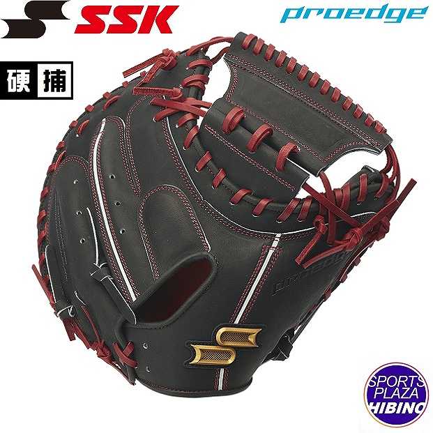 【特別価格】エスエスケイ(ssk) 一般硬式野球 プロエッジ 捕手用 (23aw) 硬式グラブ 硬式グローブ Fブラック×レディッシュブラウン PEKM04423F-9648【BBsale】【SS2606】|スポーツプラザヒビノ 店