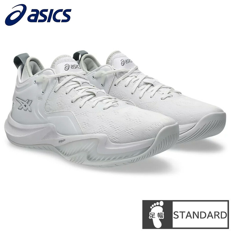 シューズ(男性用) ASICS NOVA SURGE LOW 2 White/Pure Silver ASICS アシックス NOVA SURGE LOW （ホワイト/ウォータースケープ