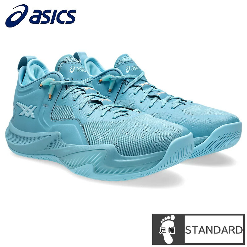 アシックス(asics) バスケットボールシューズ NOVA SURGE LOW 2 ノバサージ シューズ (25aw) スティルウォーター/オーシャン ディケイ 1061A051-400