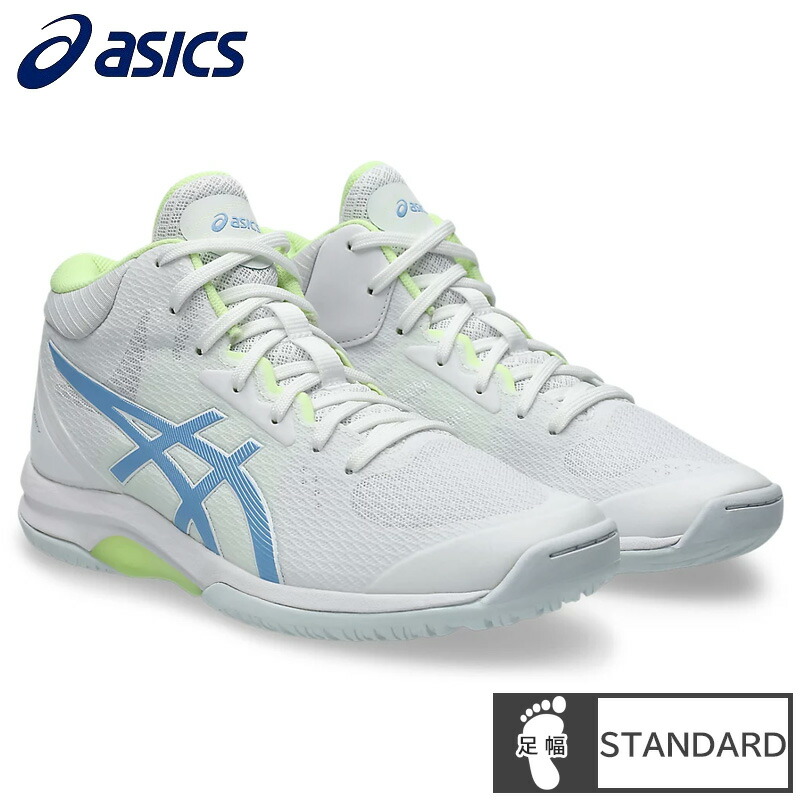 【度合い贏ち得る】 アシックス(asics) 籠球シューズ LADY GELFAIRY 9 小母さん 先だつもの仙女 シューズ (25aw)  白いこと/ブルーブリス 1062A007-104