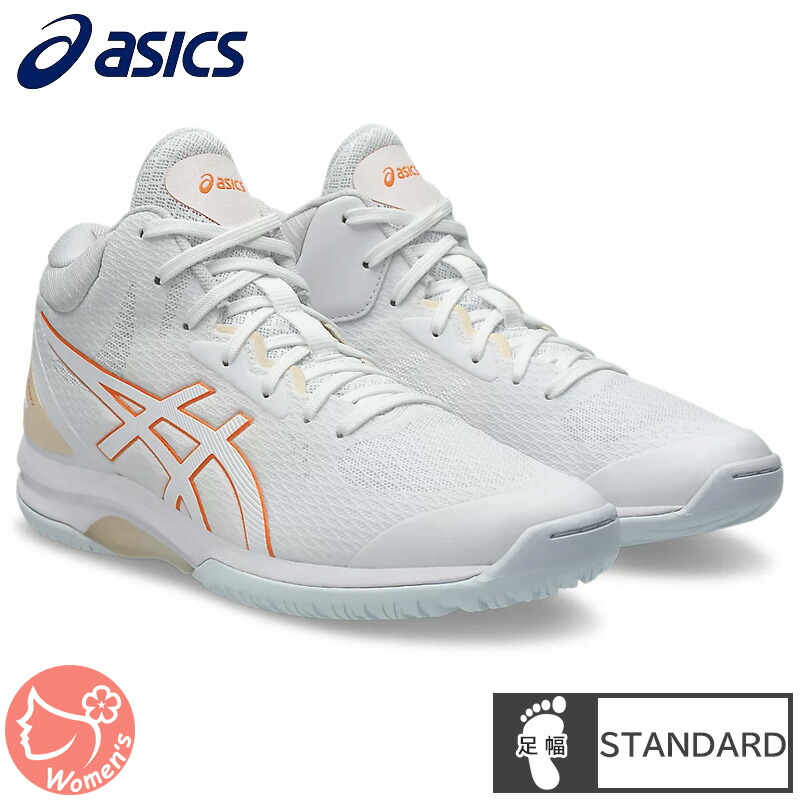 アシックス(asics) 籠球シューズ LADY GELFAIRY 9 小母さん 先だつもの仙女 シューズ (26ss)  White/Sun Peach 1062A007-105