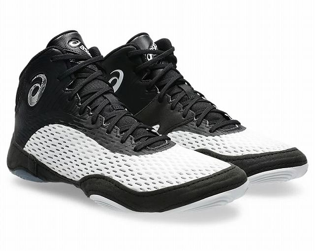 アシックス (asics) レスリングシューズ SPLIT ELITE メンズ (26ss) White/Black 標準尺度挙げ句の果て 1081A066-100