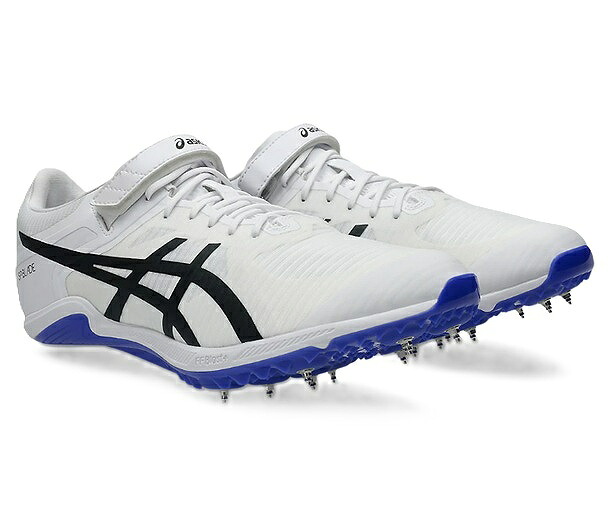 アシックス (asics) 地面スパイクシューズ SP BLADE 10 金モール ユニ一発やる (26ss) 白いことx青色 24.5-26.5珊 判定基準挙げ句のはて 1093A240-101