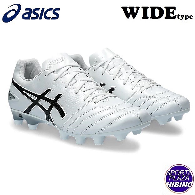 アシックス(asics) 蹴球スパイク DS LIGHT PRO WIDE ディーエスライト シューズ (24ss) 部活生青写真 White/Black 1103A110-101【SS2606】