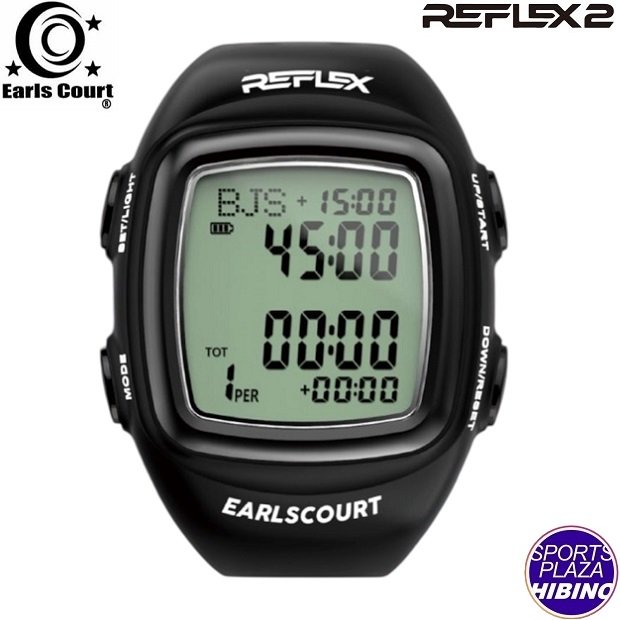 アールズコート(EarlsCourt) サッカー レフェリーウォッチ REFLEX2 腕時計 (25ss) アクセサリー 多機能 高性能 審判用品 ブラック EC-R009【SS2603】