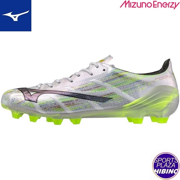 ミズノ(mizuno) サッカースパイク ミズノアルファ II JAPAN シューズ (25ss) 2E相当 ホワイト×ブラックイリディセント P1GA256009【SS2603】