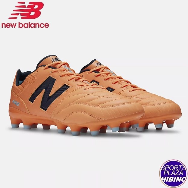 ニュー平衡にする(NewBalance) 蹴球スパイク 442 PRO HG V2 シューズ (24ss) 2E Hot mango with nb navy and team sky blue MS41HH2【SCsale】【P10】【SS2606】