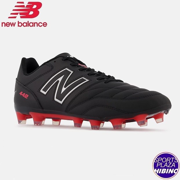 ニューバランス(NewBalance) サッカースパイク 442 V2 TEAM HG シューズ (22ss) 2E Black with white MS42HBK2【P10】｜スポーツプラザヒビノ 店