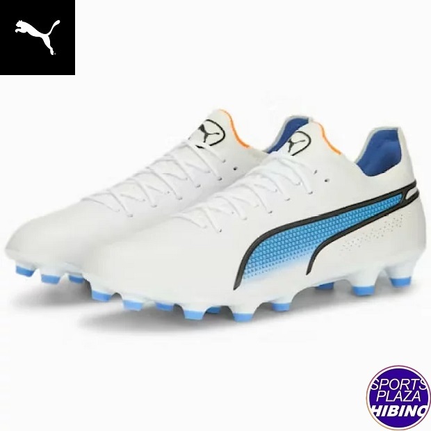 ピューマ(puma) 蹴球スパイク King Ultimate HG/AG 第一人者 アルティメット シューズ (23ss) Puma White/Puma Black/Blue Glimmer/Ultra Orange 10725101【SCsale】【P10】【SS260650】