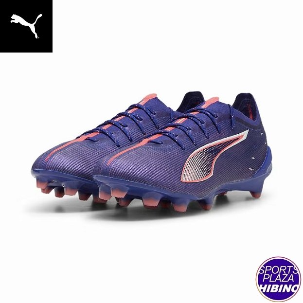 ピューマ(puma) 蹴球スパイク Ultra 5 Ultimate FG ウルトラ シューズ (24aw) Lapis Lazuli-PUMA White-Sunset Glow 10768301【SCsale】【SS260650】