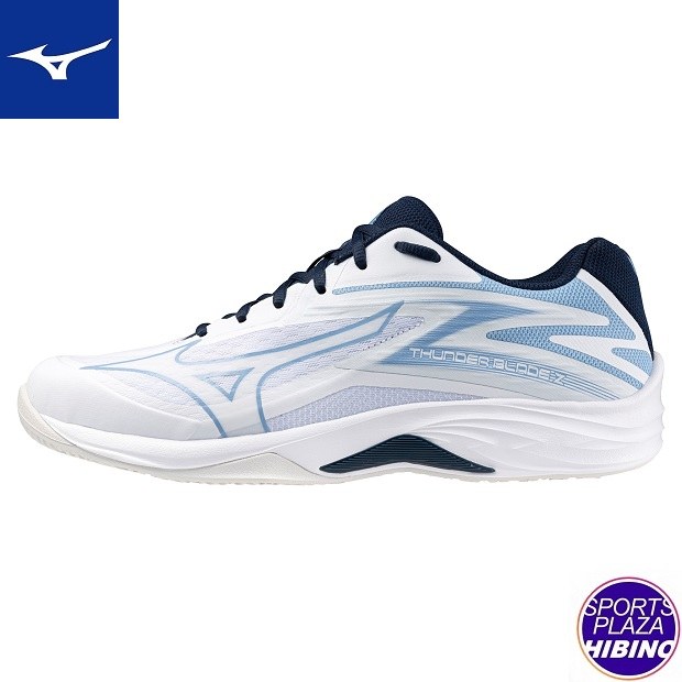 MIZUNO バレーボールシューズ サンダーブレード3 白黒ゴールド 24.5 MIZUNO ミズノ サンダーブレード Z バレーボールシューズ メンズ