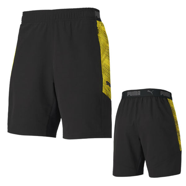 puma black shorts mens