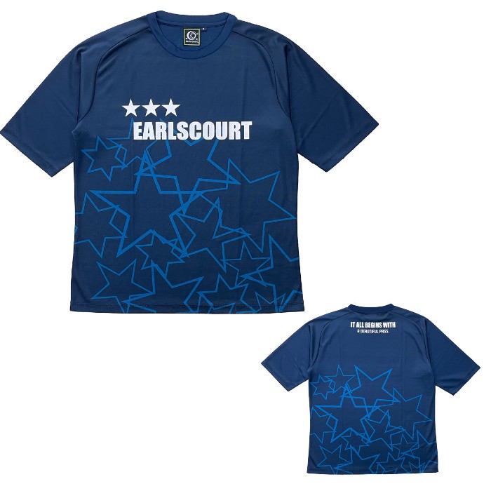 アールズコート Earls Court サッカー Tシャツ 昇華スタートップ 半袖tシャツ ネイビー Ec S041 Nvy 55 Off