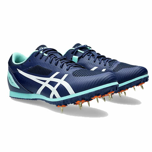 アシックス (asics) 陸上スパイク HEATFLAT 12 種目全般・長距離・跳躍 ユニセックス (24ss) ブルー ホワイト スタンダードラスト 1093A195-400【SS2603】