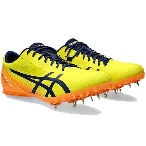 アシックス (asics) 陸上スパイク HEATSPRINT 13 短距離 長距離 ハードル 跳躍種目 ユニセックス (24ss) イエロー スタンダードラスト 1093A199-750【SS2606】|スポーツプラザヒビノ 店