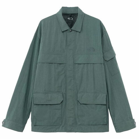 ザ・ノース・フェイス (The North Face) アウトドア ウエア アウター ジオロジーシャツ ジャケット ユニセックス (24ss) グリーン 長袖 NR62360-SR【SS2603】