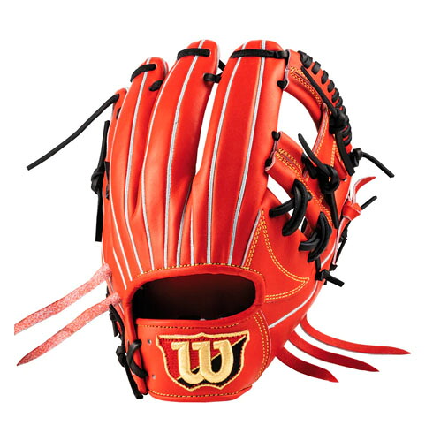 ウィルソン (Wilson) 一般硬式野球 グローブ グラブ WILSON STAFF DUAL DS型 ウィルソンスタッフデュアル 内野手用 (24ss) Eオレンジ 小さめ WBW101051 【BBsale】【BBP10】【SS2606】|スポーツプラザヒビノ 店