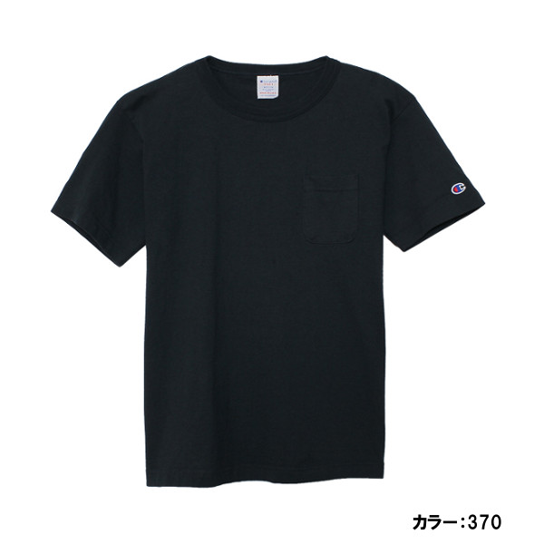 【クロネコゆうパケットＯＫ】 チャンピオン(Champion) T1011 ポケット付き US Tシャツ シャツ メンズ (継続) ネイビー c5-b303-370