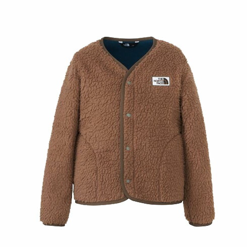 ザ・ノース・フェイス (THE NORTH FACE) アウトドアお召しもの カドルフリースカーディガン キッズ 御坊っちゃん (24aw) ラテ 赤銅色 フリース 長袖 NAJ72430-天使の都市【SS2603】【冬特】 ウェア-アウトドア