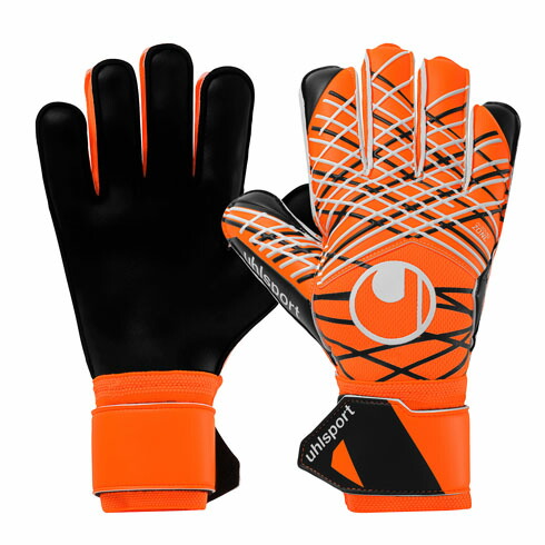 ウールシュポルト (uhlsport) サッカー キーパーグローブ ソフトレジスト+ (24aw) フローオレンジｘホワイトｘブラック サイズ7-9 1011344-01【SS2603】