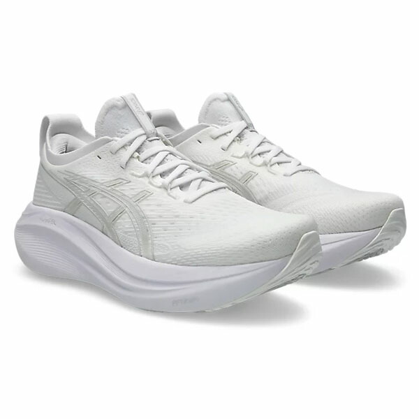 アシックス (asics) ランニングシューズ GEL-NIMBUS 27 メンズ (25aw) ホワイト グレー 25.5-27.5cm 1011B958-100