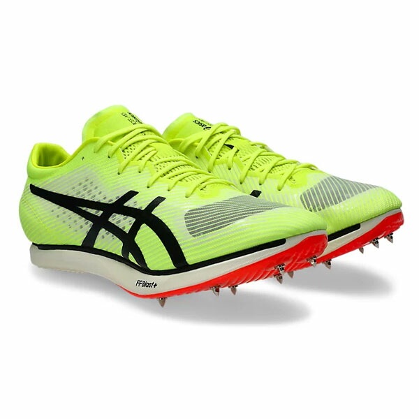 アシックス (asics) 陸上 スパイクシューズ COSMORACER MD 3 コスモレーサー (25ss) イエロー 25.0cm-26.5cm 中距離 400m～1500m 1093A221-750【SS2603】