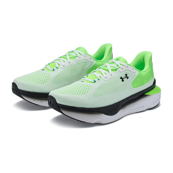 アンダーアーマー (underarmour) 駈けっくらシューズ  UAインフィニットプロ2 メンズ (25ss) 白いこと×緑であること 25.5-28.0糎 3028168-101【mkd】【RUNsale】【SS2606】