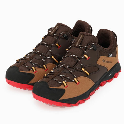 コロンビア (columbia) アウトドア シューズ セイバー シックス ロー アウトドライ ワイド メンズ (25aw) ブラウン Bark, Red Spark 25-28cm YI0238-287【冬特】