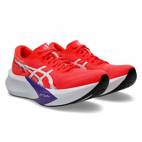 アシックス (asics) ランニングシューズ MAGIC SPEED 4 マジックスピード レディース (25aw) レッド×ホワイト 23.0-25.0cm スタンダードラスト 1012B676-600【sale】【RUNsale】