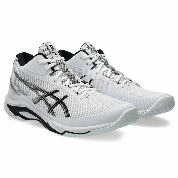 アシックス (asics) バレーボールシューズ NETBURNER BALLISTIC FF MT 4 ネットバーナー ユニセックス (25aw) ホワイト×ブラック 22.5cm-28.0cm 1053A071-100【SS2512】