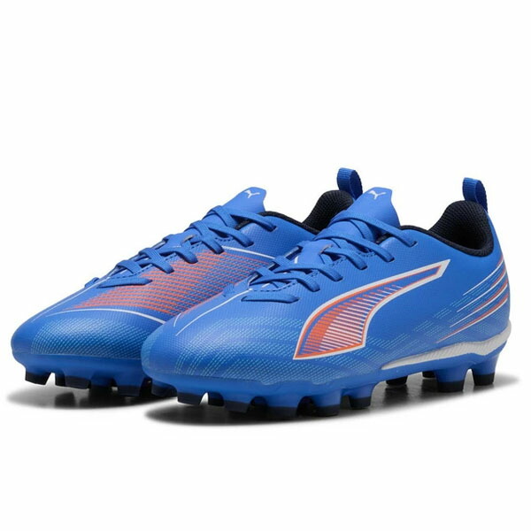 プーマ (Puma) サッカースパイクシューズ ウルトラ 6 プレイ HG/AG+MID ジュニア (25aw) ブルー 21.0-24.5cm 10853601 108536-01【冬特】