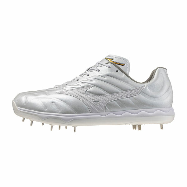 ミズノ (MIZUNO) 野球 ミズノプロ スパイクシューズ スピードレボプロ 投手用 ピッチャー用 (25aw) ホワイト 26.0-28.0cm 2E 11GM250501 11GM2505-01｜スポーツプラザヒビノ 店