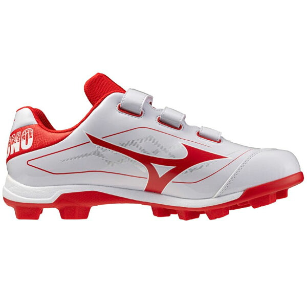 ミズノ (MIZUNO) ベースボール 尖んがりスパイク クッションレボダイア BLT 胴締め式 (25aw) 白いことx赤いこと 26.0-28.0珊 3E好いかげんに 広広とした 11GP252662 スパイク-スポーツ・アウトドア-野球・ソフトボール