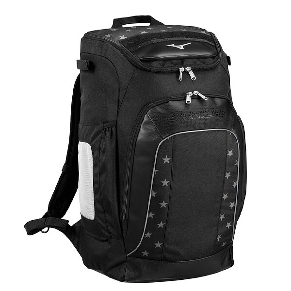 ミズノ (MIZUNO) ベイスボール 世界的エリート USAオールインワンバックパック (25aw) 黒いこと 40L 1FJDC91090