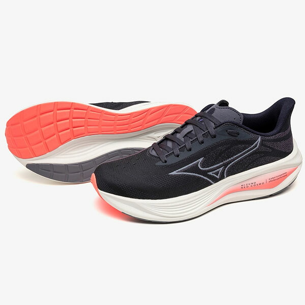 ミズノ (MIZUNO) ランニングシューズ ミズノネオコスモ レディース (25aw) ダークネイビー×ライトパープル 23.0-25.0cm 2E相当 J1GD251021 J1GD2510-21